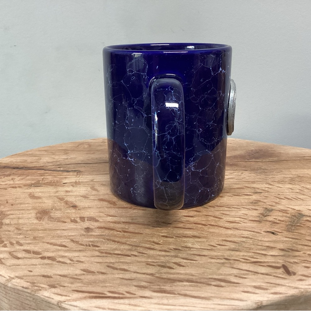 🔵 Auburn University Coffee Tea Beverage Mug Cup - Ceramic Crafted Pewter Seal - Picture 5 of 13